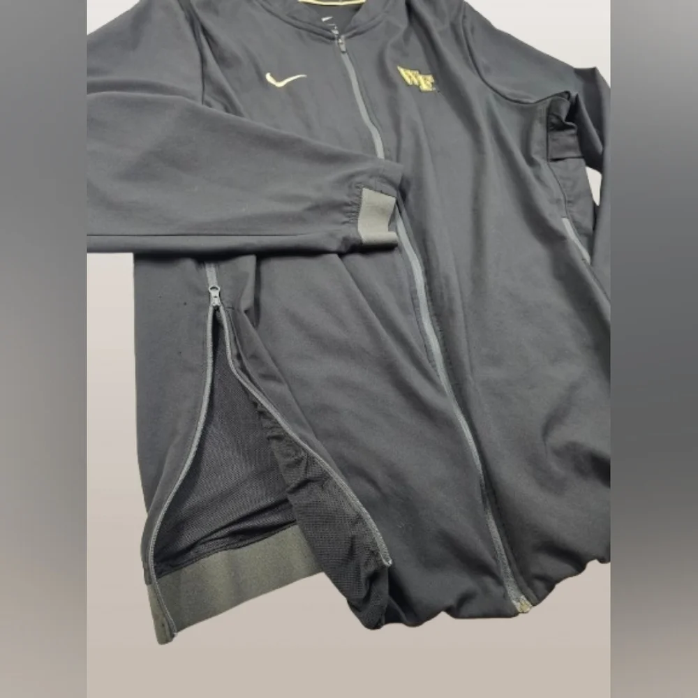 Nike Wake Forest Demon‎ Deacons Performance Black Gold Jacket Mens Large